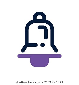 icono de notificación. icono de doble tono vectorial para tu sitio web, móvil, presentación y diseño de logotipo.