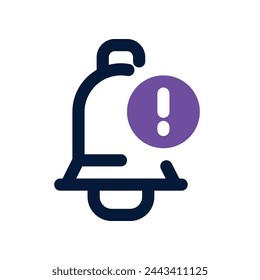 notification icon. vector dual tone icon for your website, mobile, presentation, and logo design.