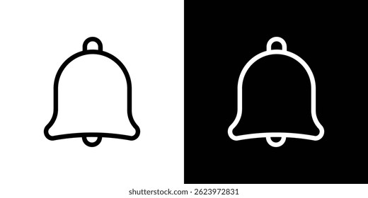 Vector del icono de la notificación, Plantilla del logotipo de la ilustración en estilo de moda
