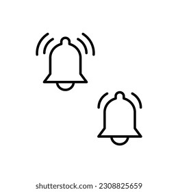 notification icon vector, material design, Social Media element, User Interface sign, EPS, UI, Figure, Illustration. New message.