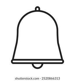 notification icon vector on white background