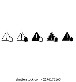 Notification icon vector set. alarm illustration sign collection. Message symbol or logo.