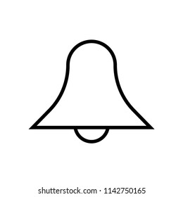 Notification icon vector icon. Simple element illustration. Notification symbol design. Can be used for web and mobile.