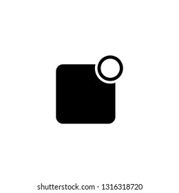 Notification icon vector, Social Media element, User Interface sign, EPS, UI, Illustration. New message. Notification Vector Icon.Ui/Ux. - Vector