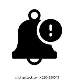Icono de notificación Ilustración de diseño de símbolo del vector