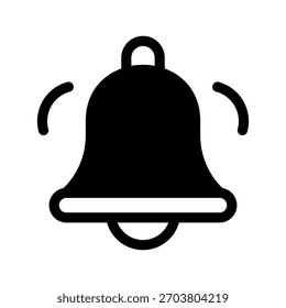 Icono de notificación Ilustración de diseño de símbolo de Vector