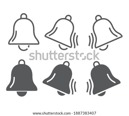 Notification icon vectors, material design, Social Media elements, UI sign image, EPS. New message Illustration.
