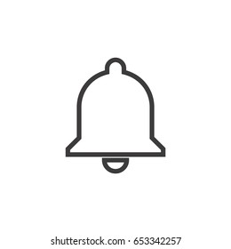 Notification line icon