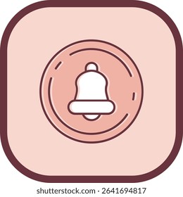 Notification Line vector Icon Design