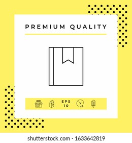 Notification linear icon - add to bookmarks, add to favorites, save.