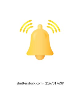 Notification message bell icon alert and alarm icon. vector