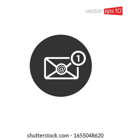 Notification Message or Email Icon Logo Design