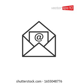 Notification Message or Email Icon Logo Design