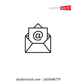 Notification Message Or Email Icon Logo Design