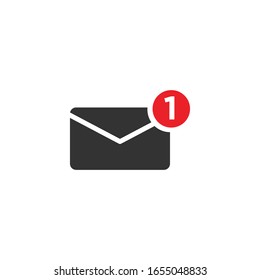 Notification Message or Email Icon Logo Design