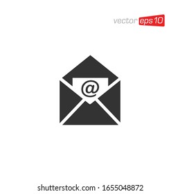 Notification Message or Email Icon Logo Design