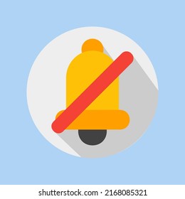 Aviso de icono en estilo plano sobre la interfaz de usuario, uso para presentación de aplicaciones móviles del sitio web