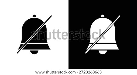 Notification off icon graphic doodle designs collection