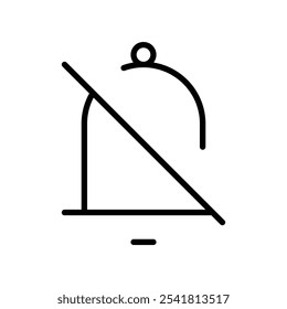 Vector de contorno del icono para la interfaz de usuario del Web