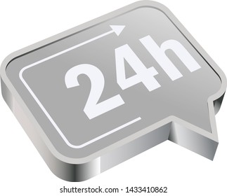 Notification plate on the daily time.