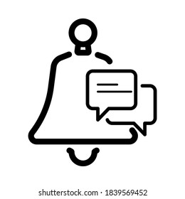 Notification Related Vector. Contains such Icons as Mute, Notice, Notification Bell. Editable