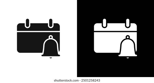 Notification reminder icon Symbol mark in filled style