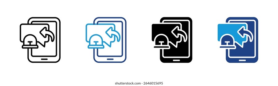 Notification Response Icon Element For Design