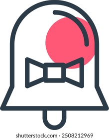 Notification Ribbon Line with small circle background