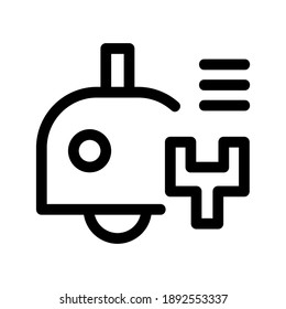 Notification Setting icon or logo isolated sign symbol vector illustration - high quality black style vector icons
