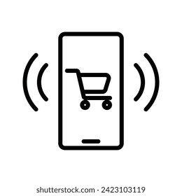 notification shopping commerce for online retail store business buy sell sale delivery payment market digital cart