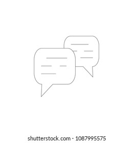 Notification SMS icon.Vector
