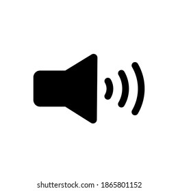 Notification sound illustration glyphs style user interface icon vector design, this vector is suitable for icons, logos, illustrations, stickers, books, covers, .etc