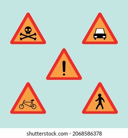 It is a notification symbol of various shapes vector image illustration