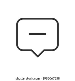 Notification thin line icon. Symbol in trendy outline style. Premium design for web and apps. Perfect for UI. 