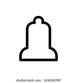 Notification. Time Icon Set. Outline Style Editable Vector Logo Icon Template.