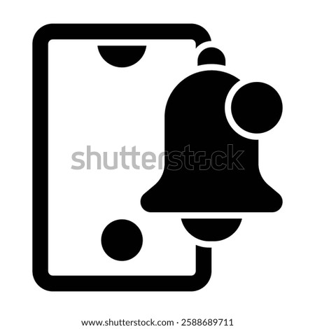 Notification Vector Glyph Icon Vector Design