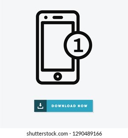 Notification vector icon
