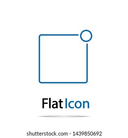 Notification Vector Icon Illustration isolated on white background.