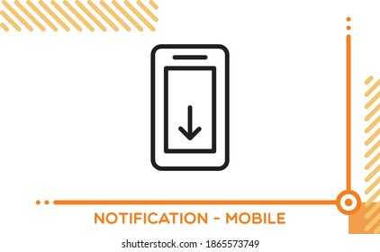 Notification Vector Icon Phone Mobile