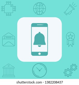 Notification vector icon sign symbol