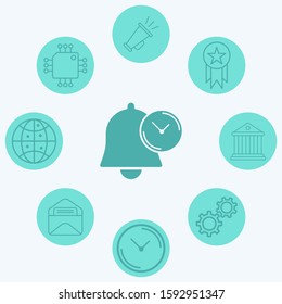 Notification vector icon sign symbol