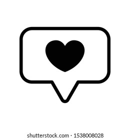 Notification Vector Icon for Social Media. Notification Vector Icon Design Template