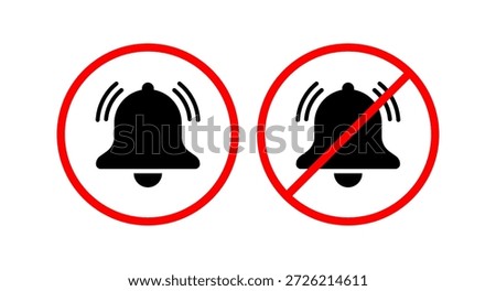 Notifications Circle Bell Icons Vector On White Background