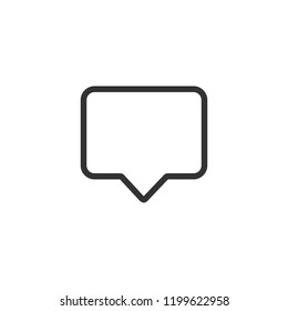 Notifications icon, chat icon vector, social media Comment vector icon