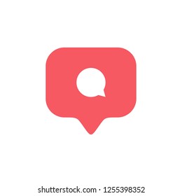 Notifications icon. Comment icon vector. social media Comment vector icon