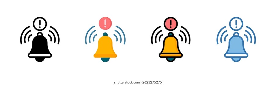 Benachrichtigungen Symbol-Element für Entwurf