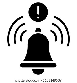 Elemento de icono de notificaciones para diseño