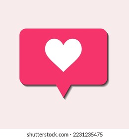 icono Notificaciones. Como un vector de icono. social media Like vector icon. símbolo del sitio web Equipo y vector móvil
