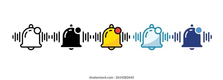 Notifications Icon Set Multiple Style Collection