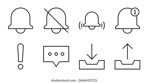 Symbol für Benachrichtigungen für Benutzeroberfläche